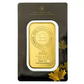 1 oz Gold Bar - Royal Canadian Mint