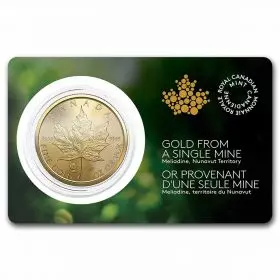 1 oz Gold Coin with Blister - Canadian Maple Leaf 2022
