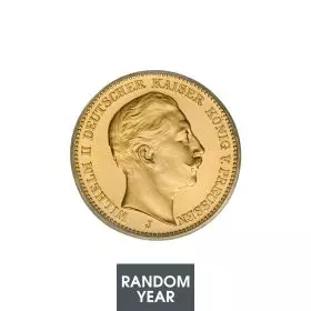 Gold coin - German Empire 20 Mark Wilhelm II