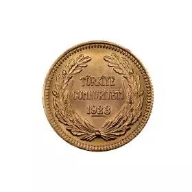 Gold Coin - 100 Kurush - Turkey 1923