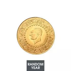 Gold Coin - 100 Kurush Turkey Random year
