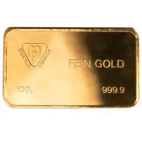 100 grams Gold Bar - Leu Bank
