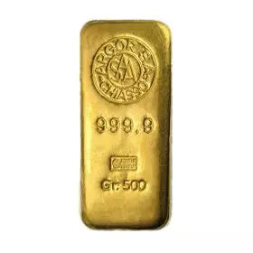 500 grams Gold Bar - Argor Chiasso