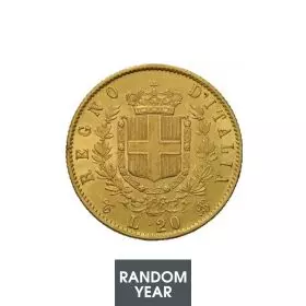 Gold coin -  Italy 20 Lire Vittorio Emanuele II