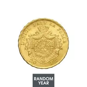 Gold coin -  Belgium 20 Francs Leopold II