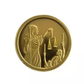 Deborah the Prophetess - 1.244 g 9999/Gold Coin, 13.92 mm "Biblical Art" Series