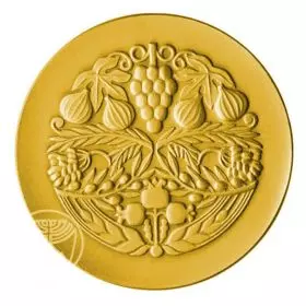 Mazel Tov, A Girl - 12.5 mm, 1 g, Gold585 Medal