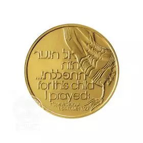Mazel Tov, A Boy - 12.5 mm, 1 g, Gold585