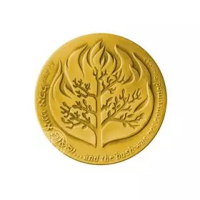 Am Israel Chai - 18.0 mm, 4.4 g, Gold750 Medal