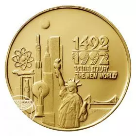 Discovery of America, 500th Anniversary - 30.0 mm, 15 g, Gold750
