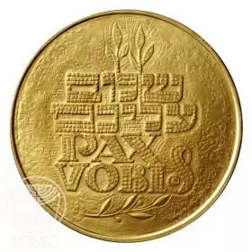 Establishment of Relations between Israel and the Vatican - 30.0 mm, 15 g, Gold750 Medal