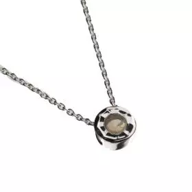 Silver Opal Necklace - October Birthstone