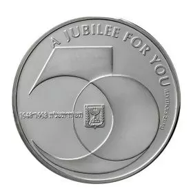 Israel's 50th Anniversary - 35.0 mm, 1 oz, Platinum999