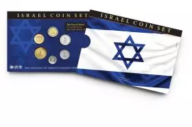 Israel coin set- The Flag of Israel