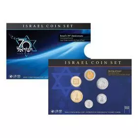 Israel coin set - Israel's 70th Anniversary