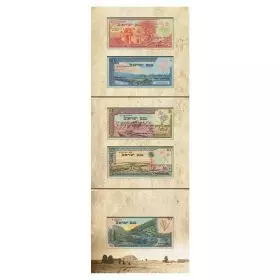Banknoten der Landschaftsserie -Set