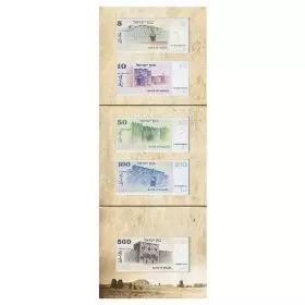 門シリーズ紙幣セット、5x5g 銀999