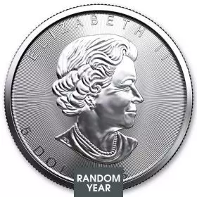 Canadian Maple Leaf Silver Coin 1Oz Random Year