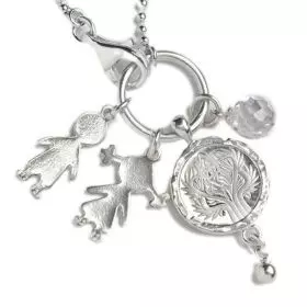 Silver necklace with "Tree of Life" Medal