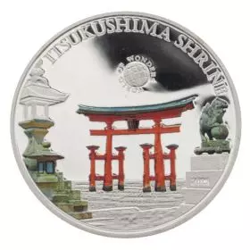 The Torii of the Itsukushima Shrine Coin 2012, Silver 925, 38.6 mm, 20 g - Obverse