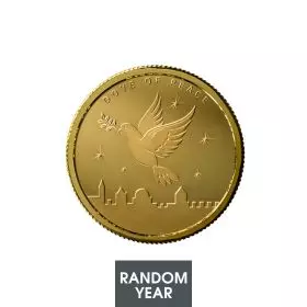 1/4 oz Gold Bullion Dove of Peace Random Year - Front