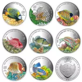 "Red Sea Marine Life" Series - Silver 999, Proof, 38.6 mm, 1 oz.