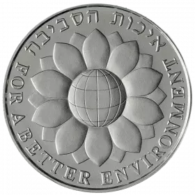 Commemorative Coin, For a Better Environment, Silver 925, 30 mm, 14.4 g - Obverse