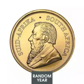 South African Krugerrand Gold Coin ½ Oz Random Year