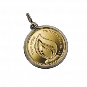 14K Gold Pendent with Sara Gold Medal