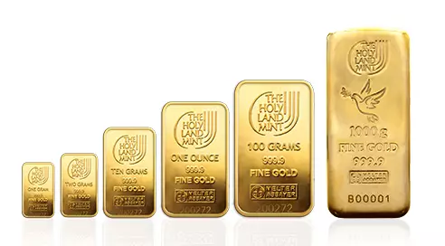 Holy Land Mint Gold Bars
