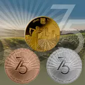 Israel's 75th Anniversary State Medals Set