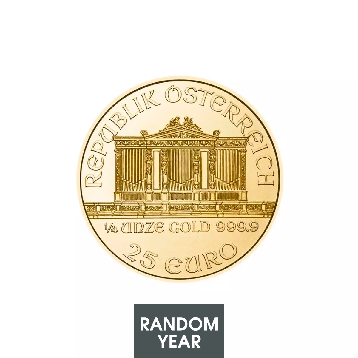 1/4 oz Gold Coin - Austrian Philharmonic