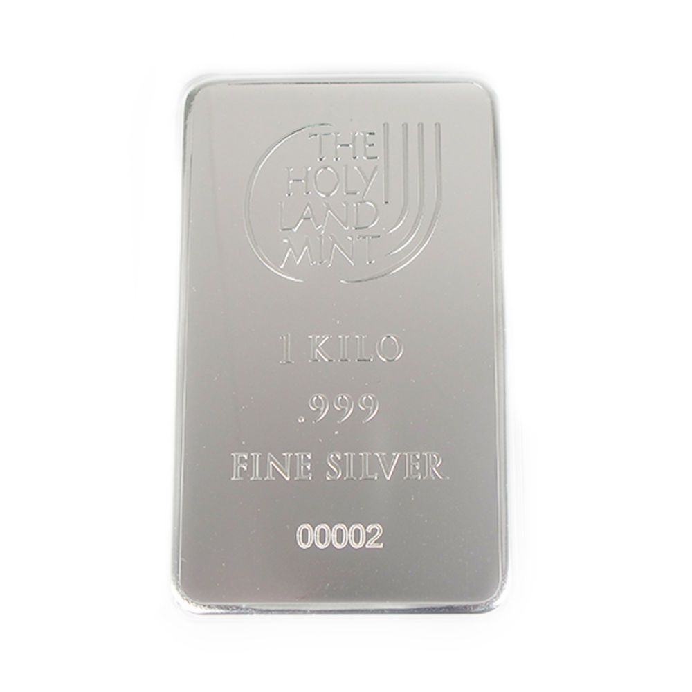 1 Kilo Silver Bar - Jerusalem