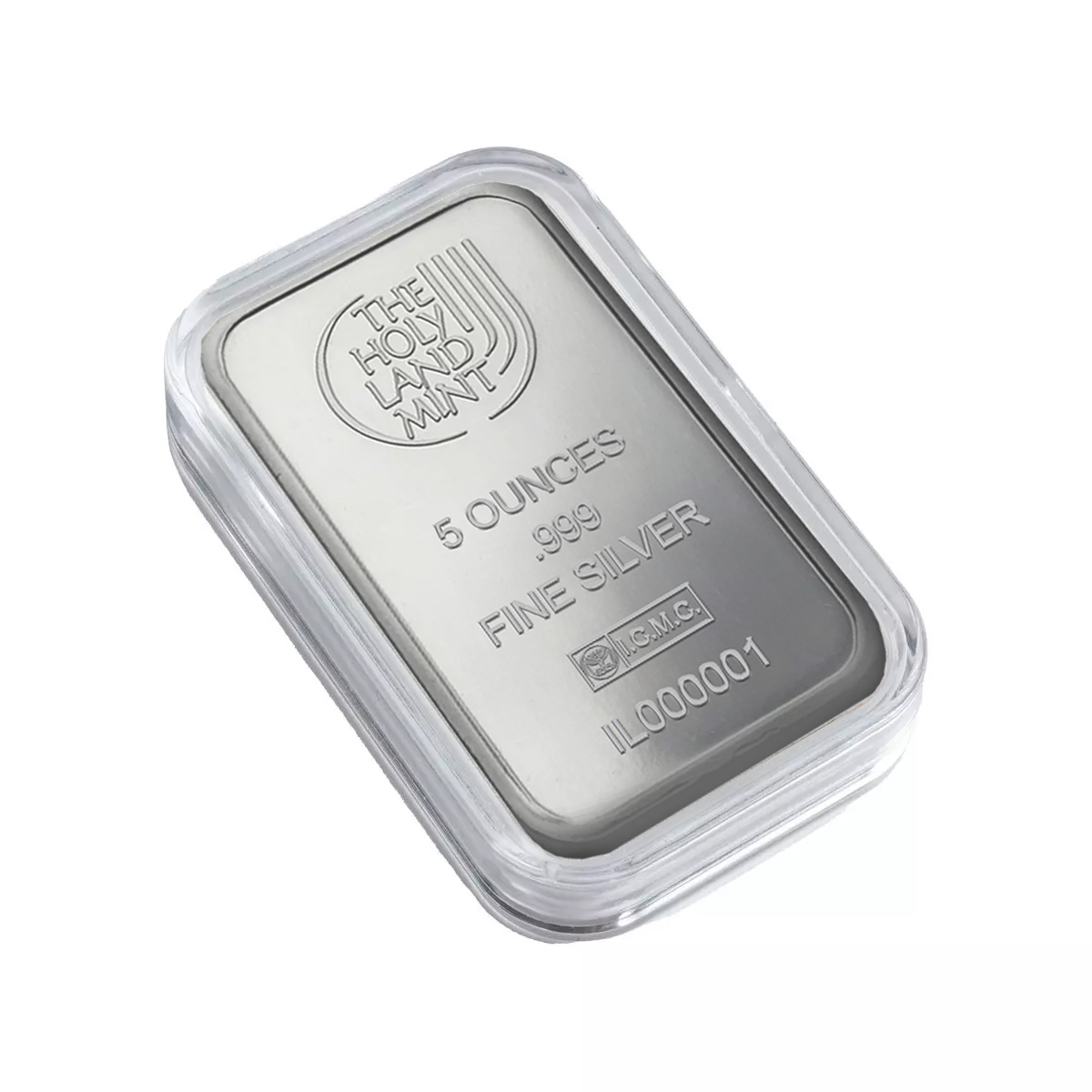 5 oz Silver Bar - Jerusalem
