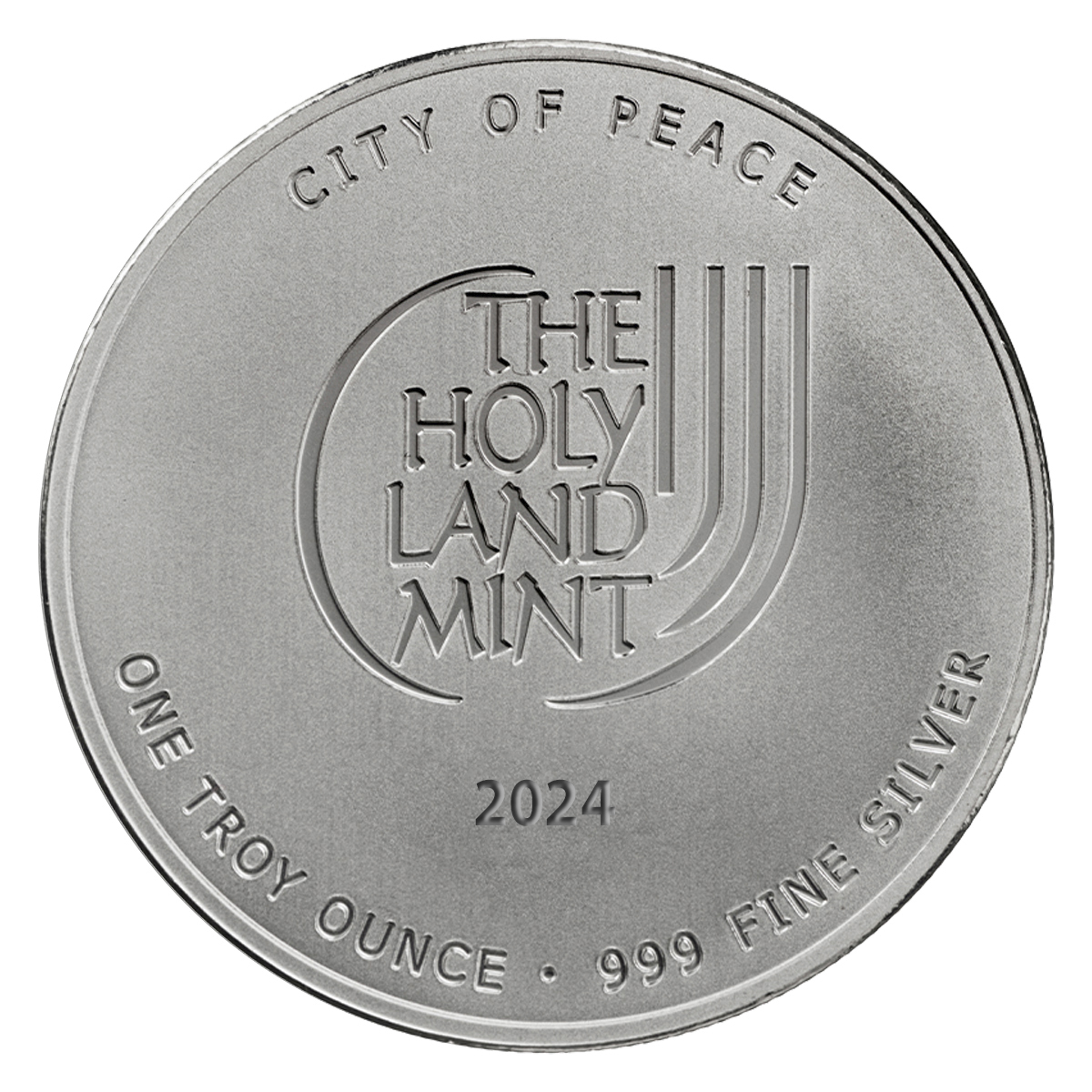 Jerusalem Silber Münze 2024 BU