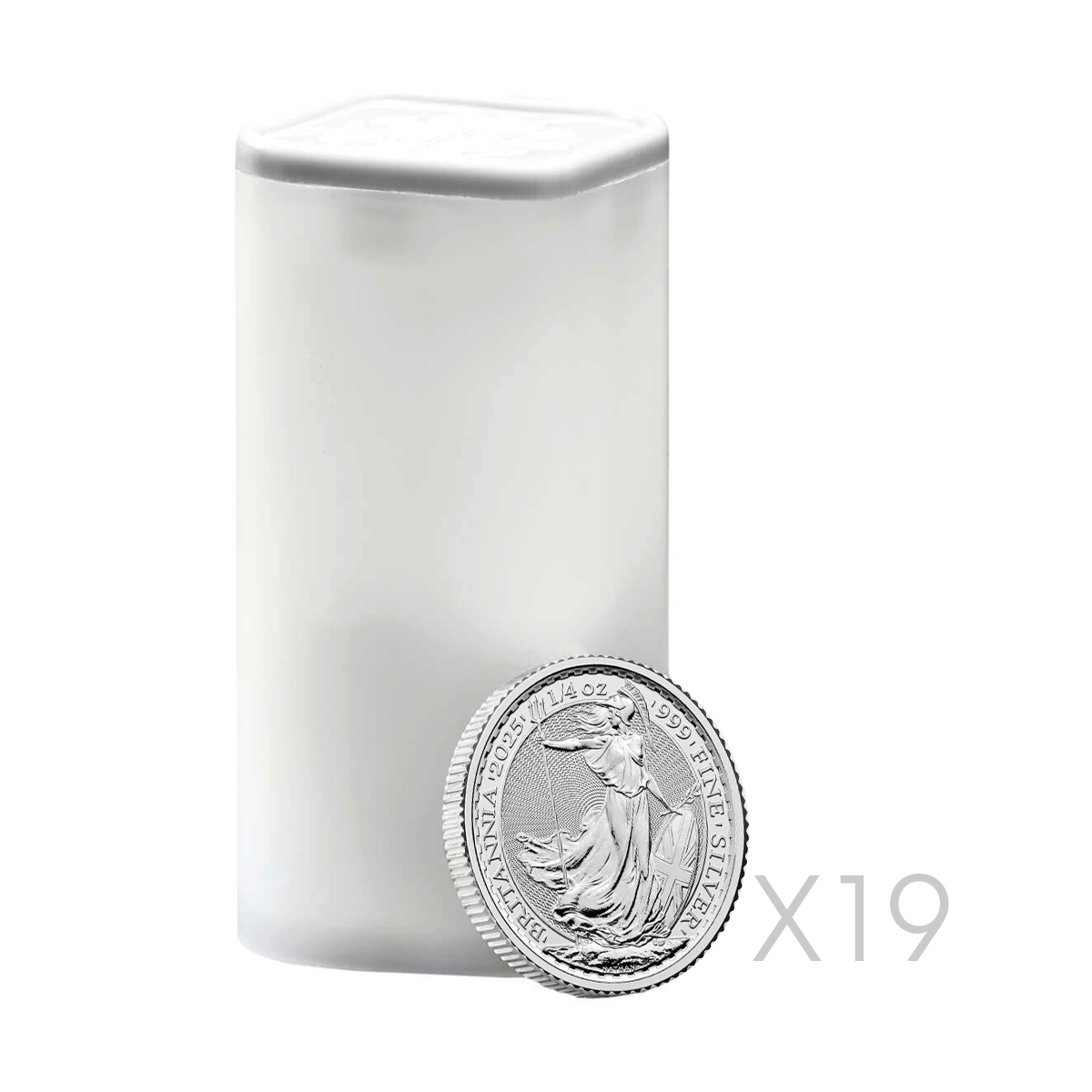 19X1/4 oz Silver Coin - Britannia 2025 King Charles