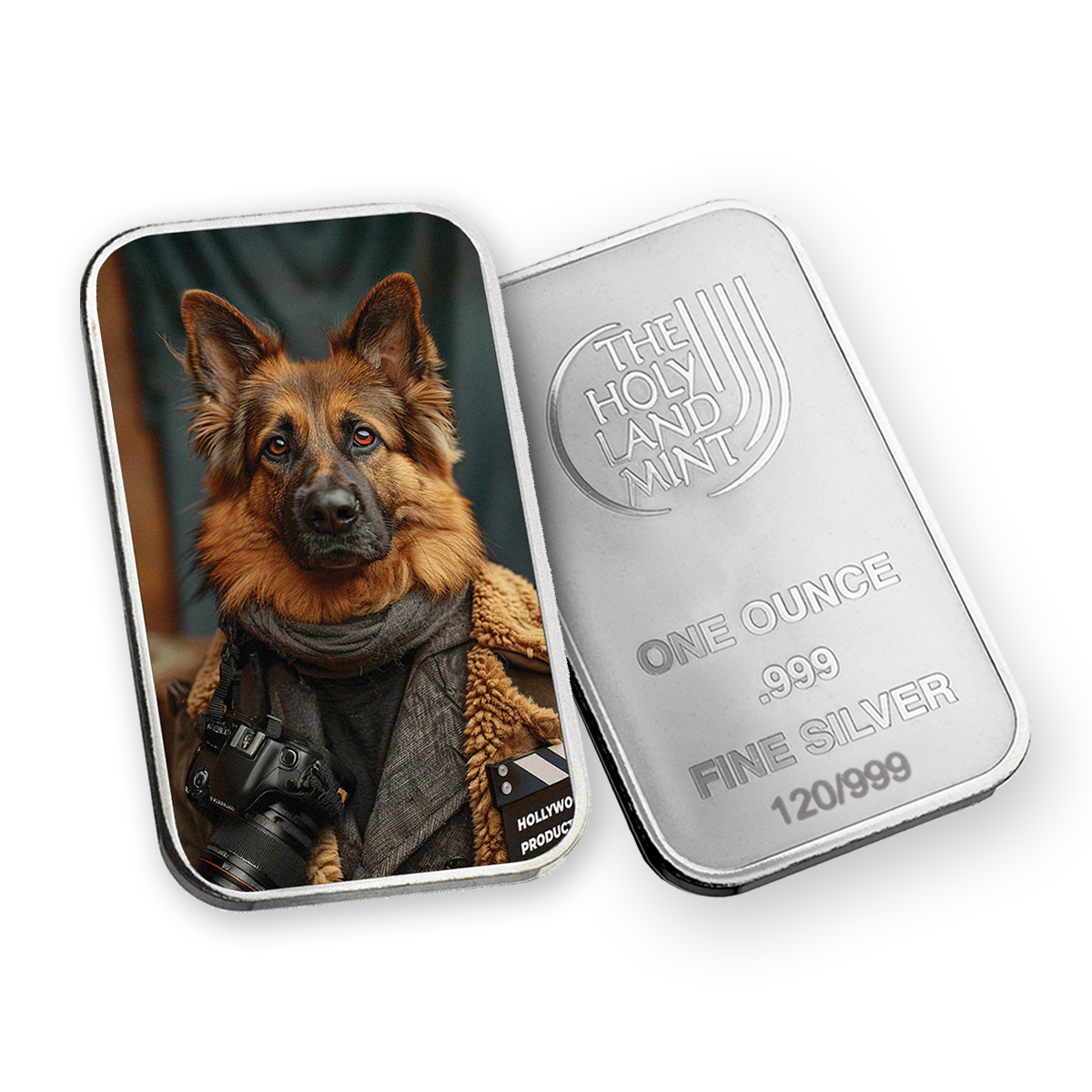  Bruno - Human Dogs - 1 oz Silver .999 Colorized Bar (Limited Edition)