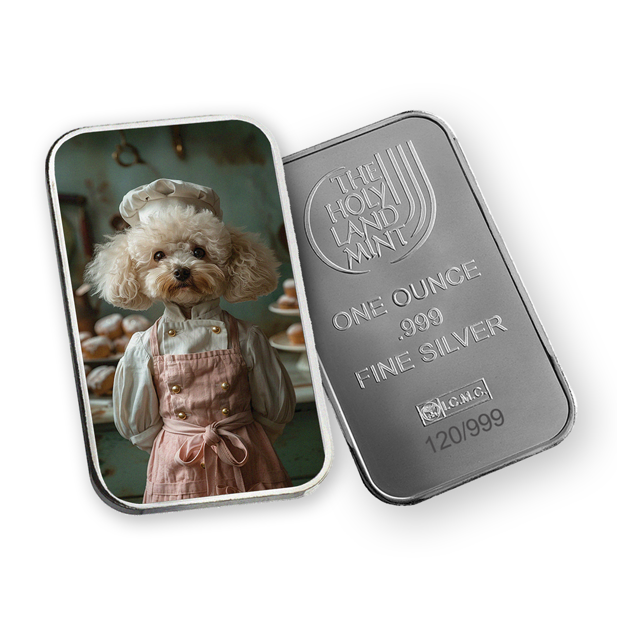 Penelope - Human Dogs - 1 oz Silver .999 Colorized Bar (Limited Edition)