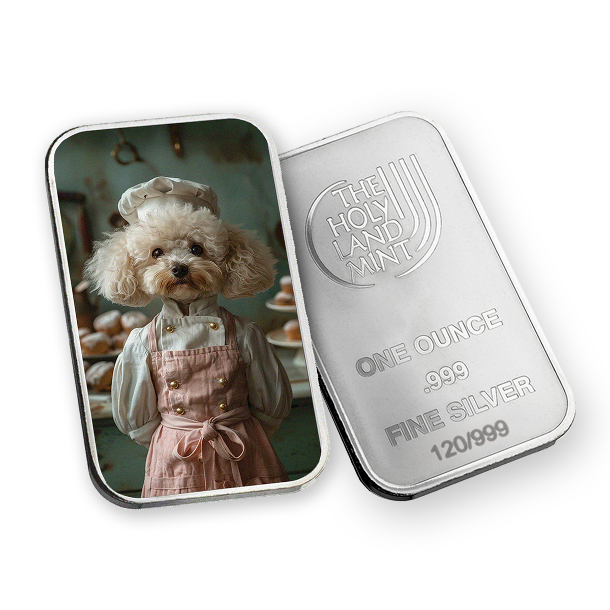 Penelope - Human Dogs - 1 oz Silver .999 Colorized Bar (Limited Edition)