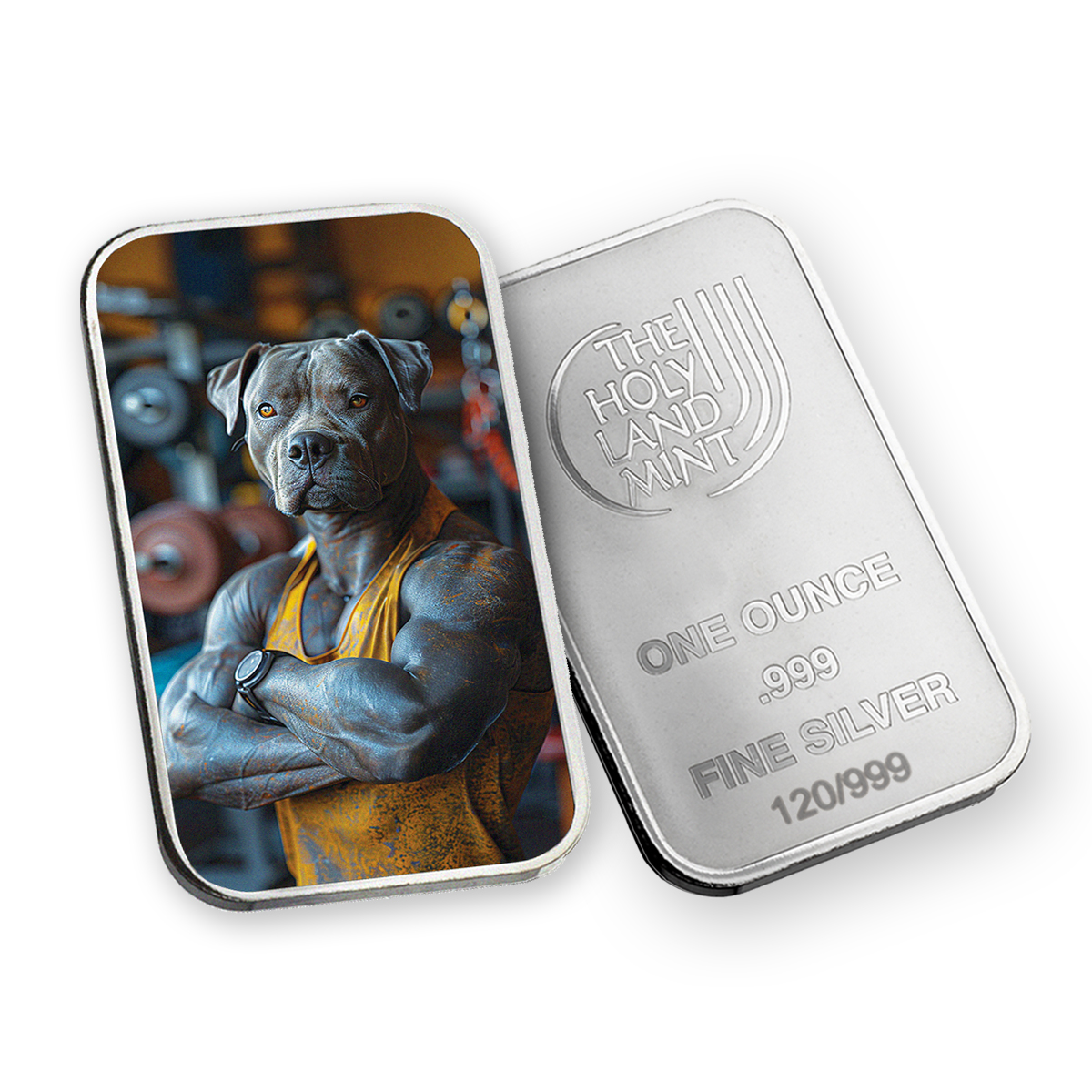 Paul - Human Dogs - 1 oz Silver .999 Colorized Bar (Limited Edition)