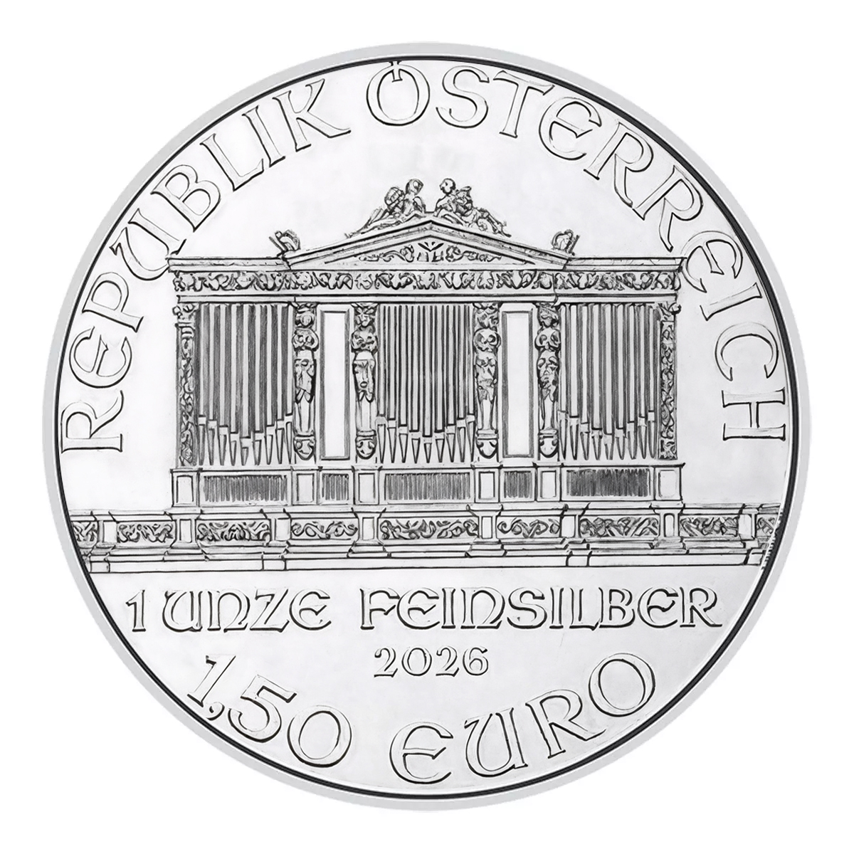 1 oz Silver Coin - Austrian Philharmonic 2026