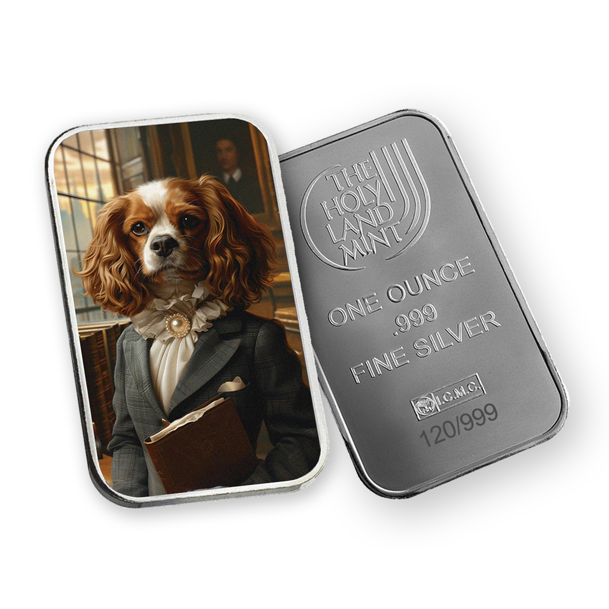  Giselle - Human Dogs - 1 oz Silver .999 Colorized Bar (Limited Edition)