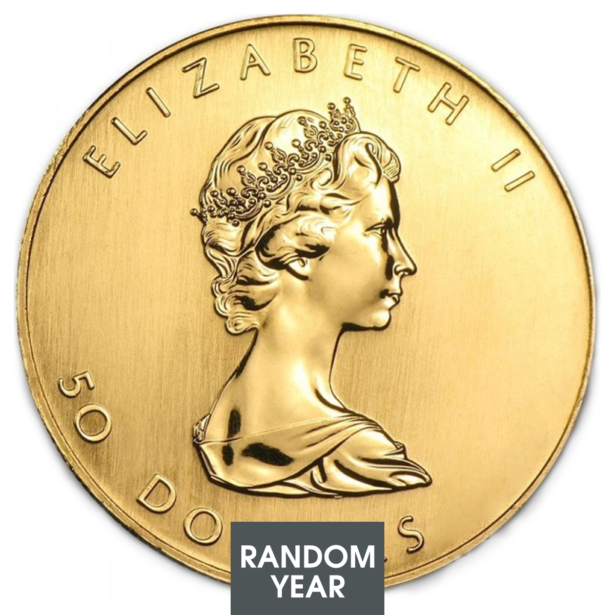 1 oz Gold Coin - Canadian Maple Leaf (Young Elizabeth)