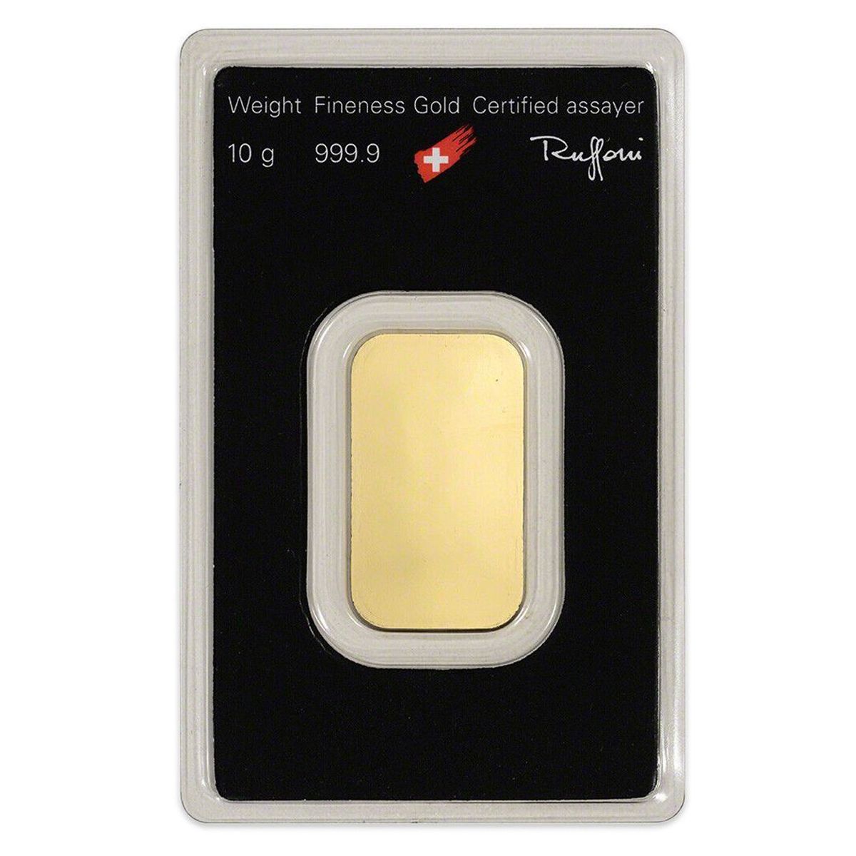 10 grams Gold Bar - Argor-Heraeus
