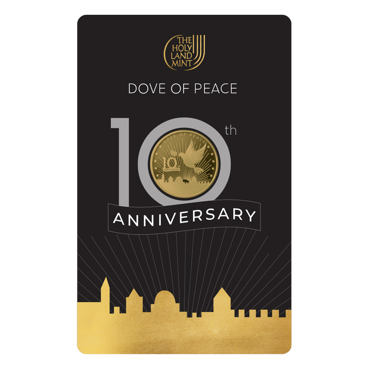 1/10 oz Gold Bullion - Dove of Peace 10th Anniversary Edition 2024