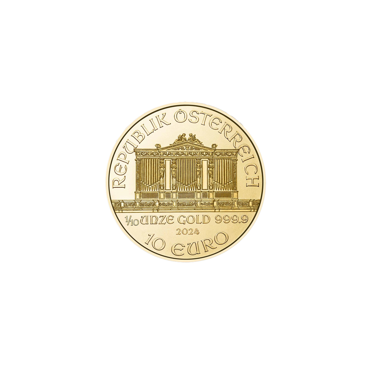 1/10 oz Gold Coin - Austrian Philharmonic 2024
