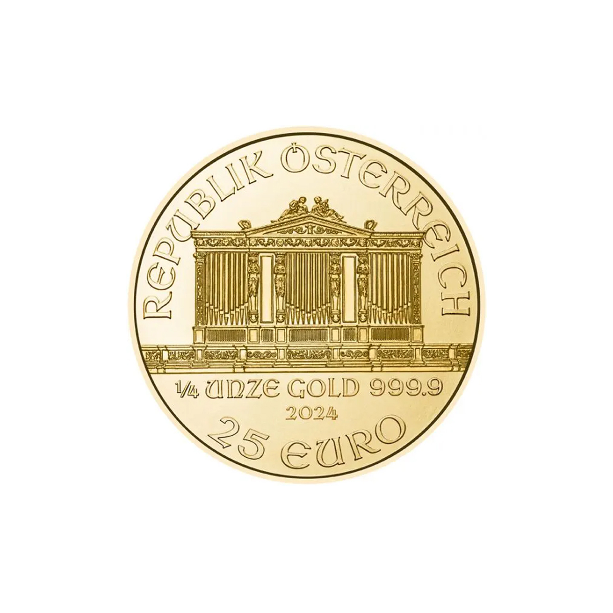 1/4 oz Gold Coin - Austrian Philharmonic 2024