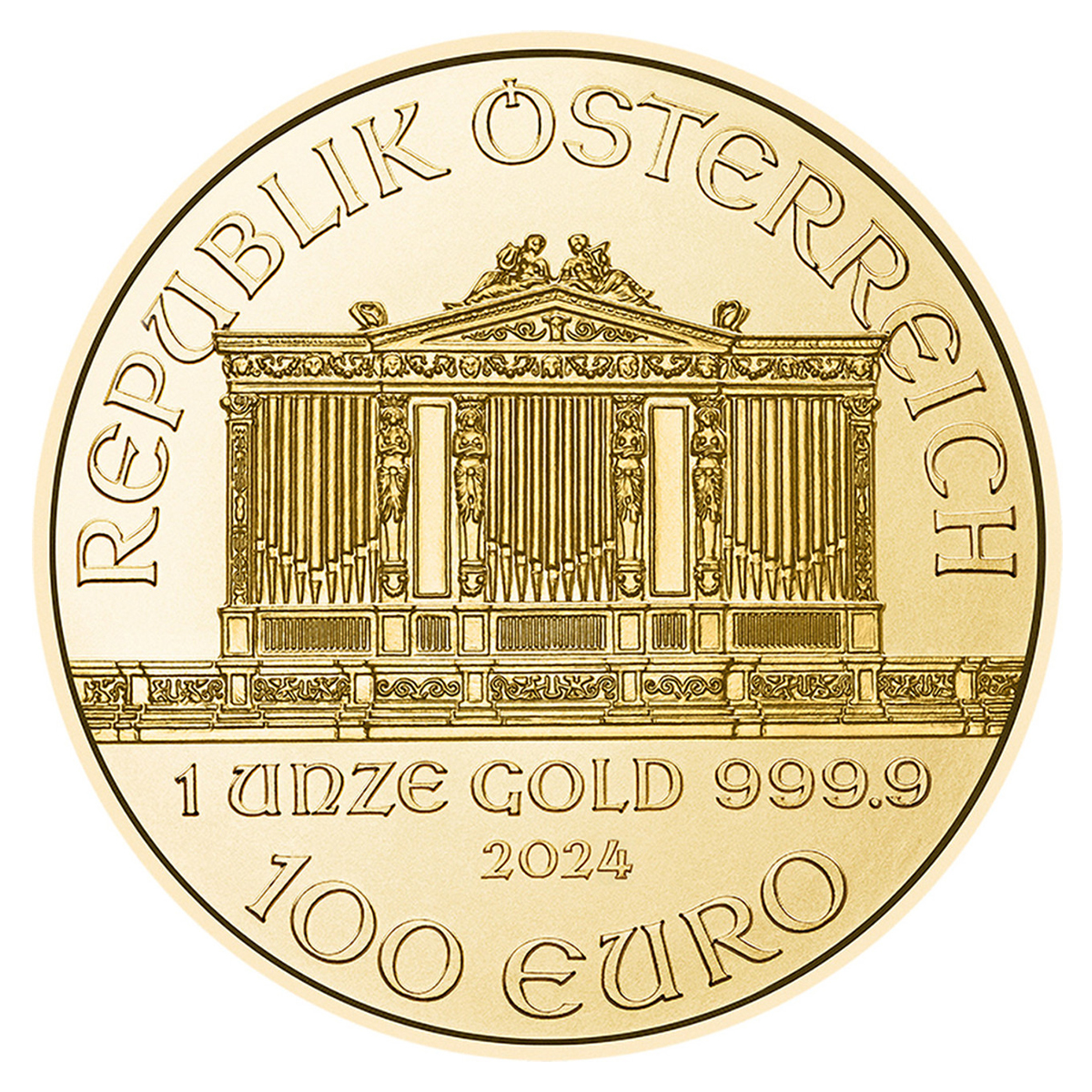 1 oz Gold Coin - Austrian Philharmonic 2024