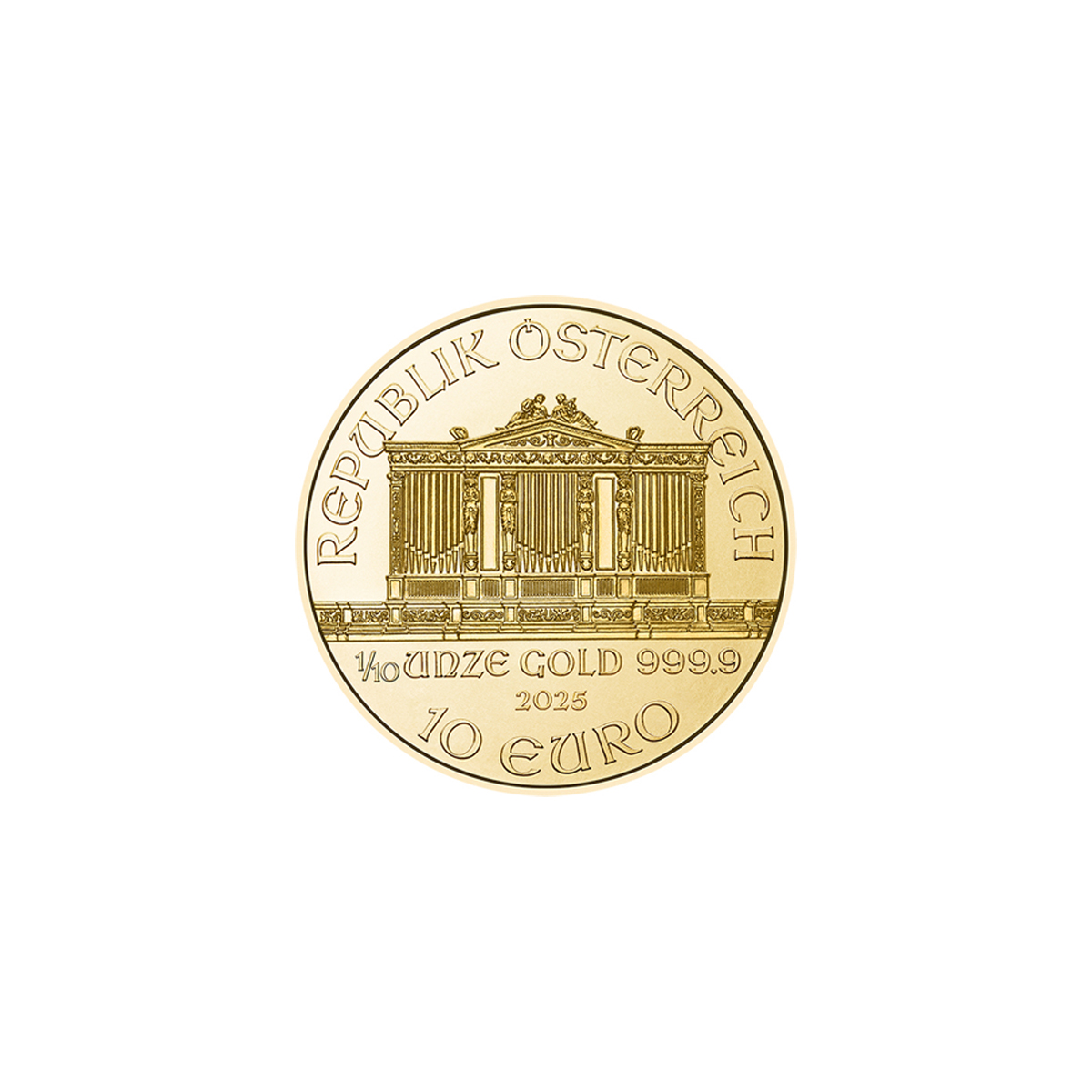 1/10 oz Gold Coin - Austrian Philharmonic 2025