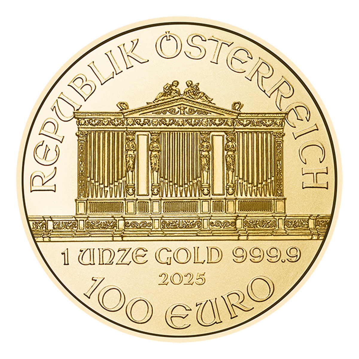1 oz Gold Coin - Austrian Philharmonic 2025